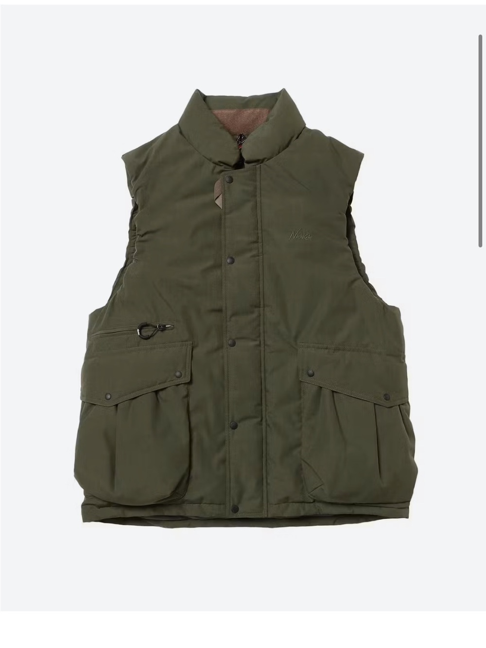 Huckberry Olive Green Quilted Field Vest
